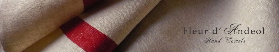 Exceptional luxury hand towels from France
