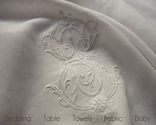 Antique linens by Fleurdandeol